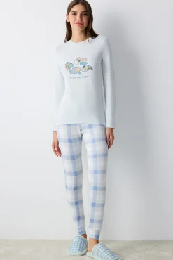Camiseta de pijama manga larga
