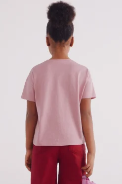 Camiseta detalle cordon niña