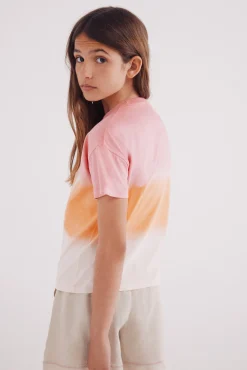 Camiseta dip dye niña