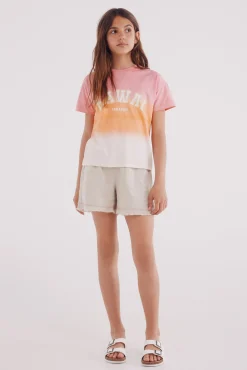 Camiseta dip dye niña
