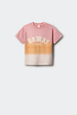 Camiseta dip dye niña