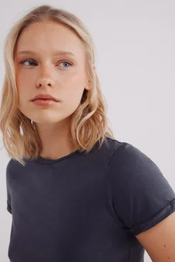 Camiseta efecto lavado