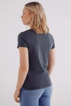 Camiseta efecto lavado