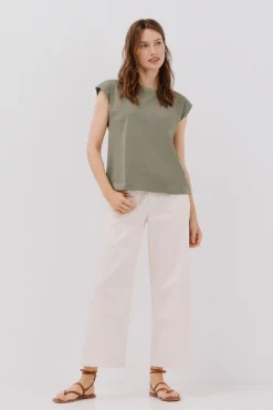 Camiseta escote pico