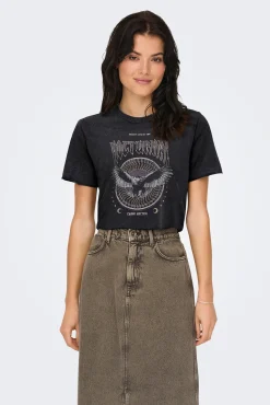 Camiseta estampada de manga corta