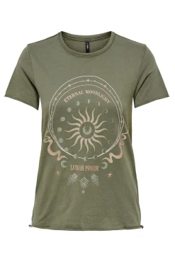 Camiseta estampada de manga corta