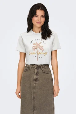 Camiseta estampada de manga corta