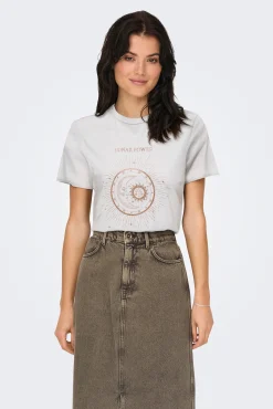 Camiseta estampada de manga corta