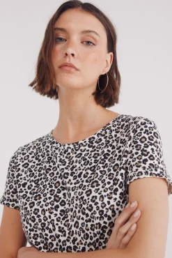 Camiseta estampado animal