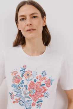 Camiseta estampado floral