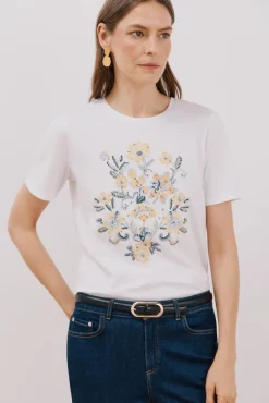Camiseta estampado floral