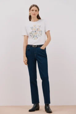 Camiseta estampado floral