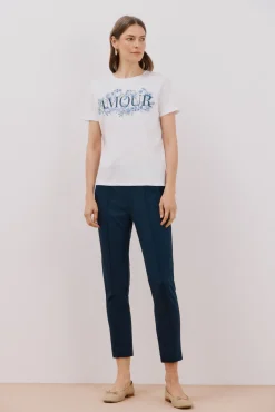 Camiseta estampado floral