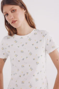 Camiseta estampado frutas