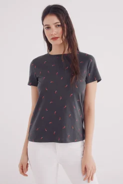 Camiseta estampado frutas