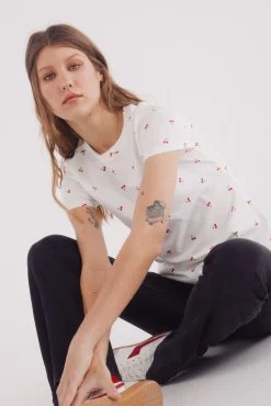 Camiseta estampado frutas