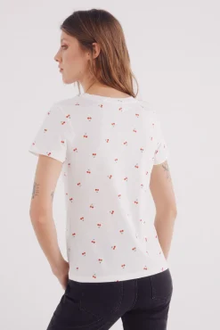 Camiseta estampado frutas