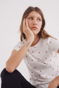 Camiseta estampado frutas