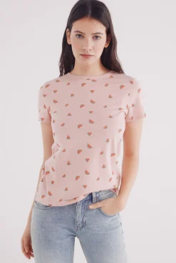 Camiseta estampado frutas