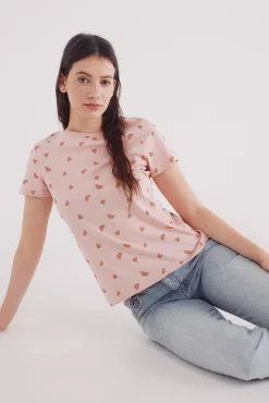 Camiseta estampado frutas