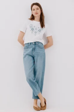 Camiseta estampado posicional