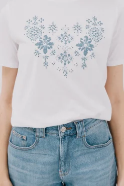 Camiseta estampado posicional