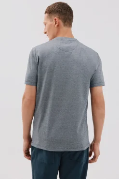 Camiseta falso liso slub