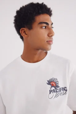 Camiseta flor Pacific