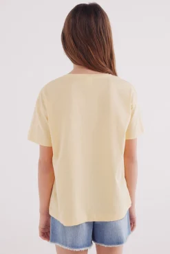 Camiseta flores niña