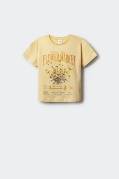 Camiseta flores niña