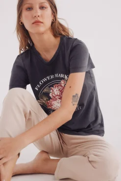 Camiseta "Flower market"