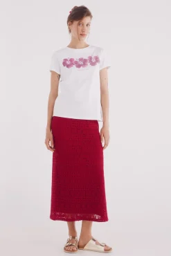 Camiseta gráfica flor