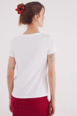 Camiseta gráfica flor