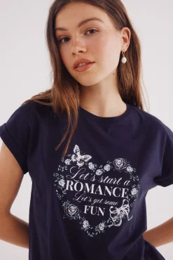 Camiseta gráfica flores