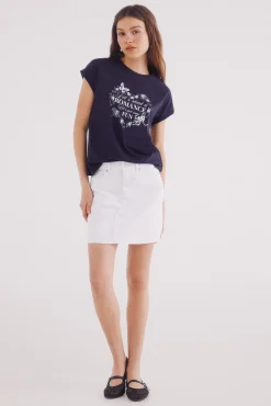 Camiseta gráfica flores