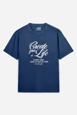 Camiseta gráfica lavada OOTO