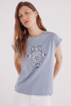Camiseta gráfica étnica