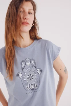 Camiseta gráfica étnica