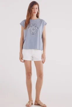 Camiseta gráfica étnica