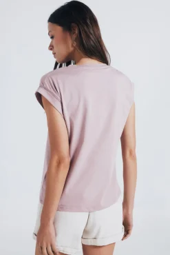 Camiseta gráfica étnica mangas lace