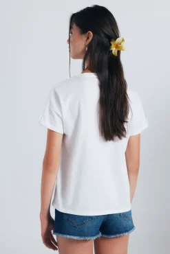 Camiseta gráfica tropical