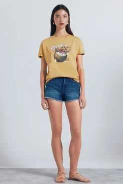 Camiseta gráfica tropical