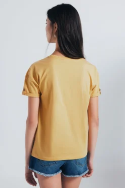 Camiseta gráfica tropical