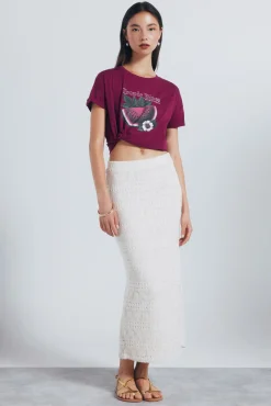 Camiseta gráfica tropical