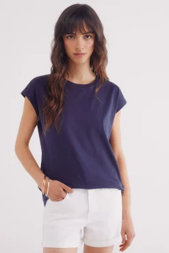 Camiseta hombros crochet