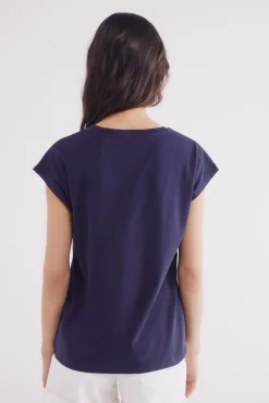 Camiseta hombros crochet