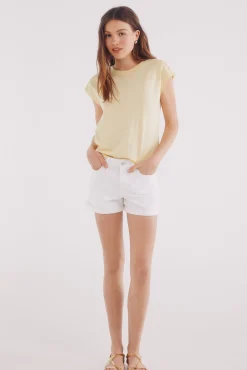 Camiseta hombros crochet