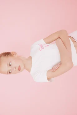 Camiseta lazo niña