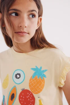 Camiseta lentejuelas niña