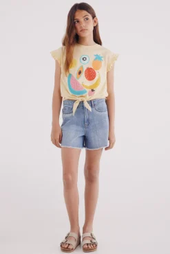 Camiseta lentejuelas niña
